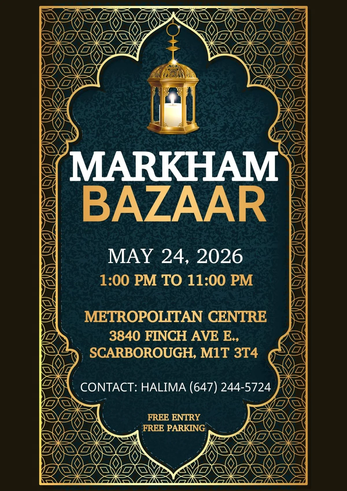 Halima Syed's Markham Eid Bazaar
